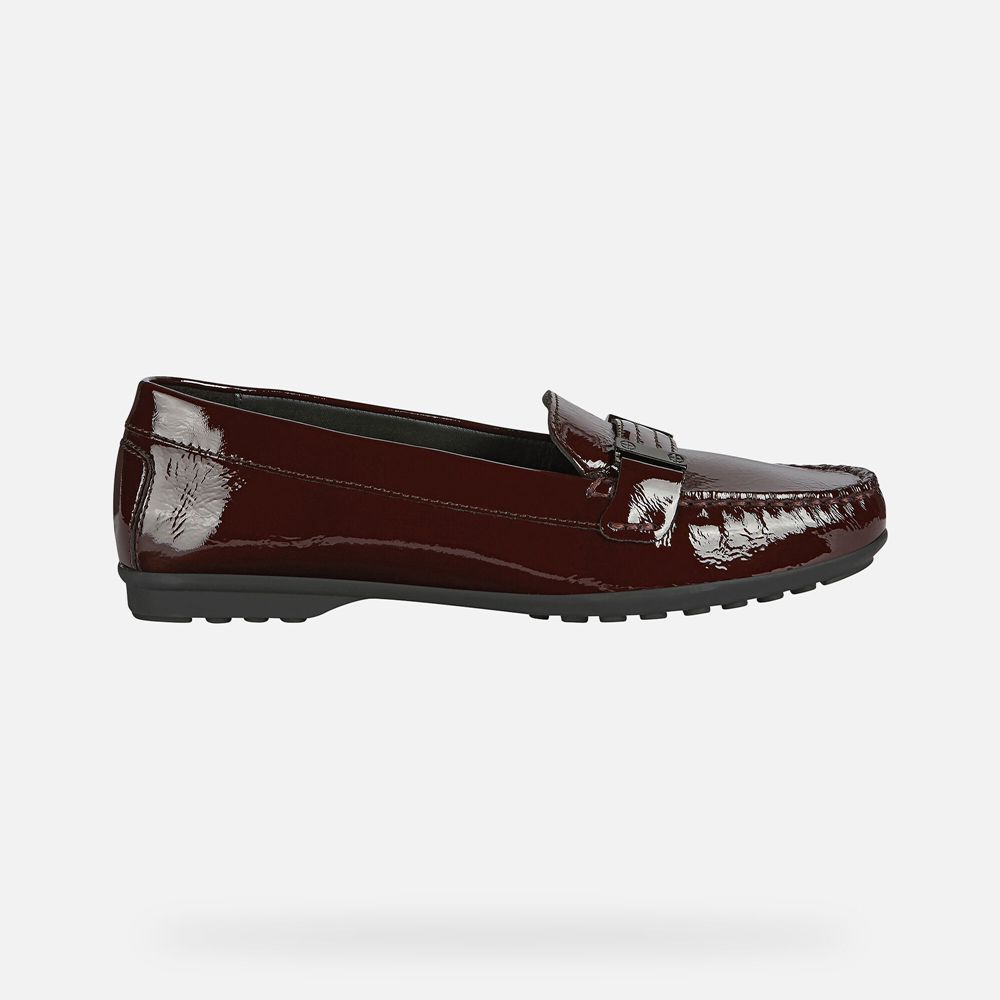 Geox Loafers Burgundy Elidia - Geox Womens Shoes - AKFPML846